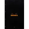 Image de RHODIA BLOC N20P SY NOIR PERFO 80F