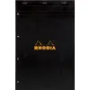 Image de Bloc agrafé 80 feuillets Perfo Rhodia N°20 Q5 Noir