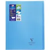 Image de Cahier de 96 pages A5 Seyès Clairefontaine Koverbook 24 x 32 cm Bleu
