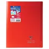 Image de CLAIREFONTAINE Koverbook Cahier piqure 48 pages avec rabats - 240 x 320 mm - Seyes papier PEFC 90 g - Rouge