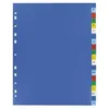 Image de Intercalaire alphabétique multicolore A4+ plastique 20 onglets - 1 jeu - Multicolore - Elba