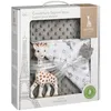 Image de Couverture Sophie la Girafe Girafe : blanche et marron / plaid : gris