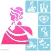 Image de Set de 6 Pochoirs : Princesses Avenue Mandarine