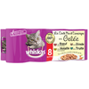 Image de 8x390g Whiskas La Carte La Carte Mer et Campagne en gelée - Pâtée pour chat