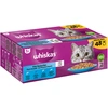 Image de 48x85g Adult 1+ : Sélection de poisson en gelée Whiskas Sachets pour chat + 180g friandises Whiskas offertes !