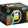Image de Lot mixte de barquettes Sheba 12 x 85 g pour chat - Sélection en sauce (poulet&dinde, volaille, poulet, dinde)