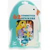 Image de 62 gommettes animaux - blanc TU