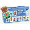 Image de Puzzle frise Nounours s'habille bleu TU