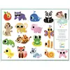 Image de Gommettes faciles à attraper Bébés animaux multicolore TU
