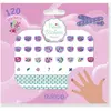 Image de 60 nails stickers - rose TU