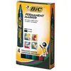 Image de Bic - Marqueur Permanent Biseaute - Pochette De 4
