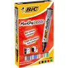 Image de Bic - Marqueur Permanent Ogive Assorti - Boite De 4