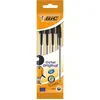 Image de 4 Stylos-bille CRISTAL® noir