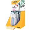 Image de bic bic stylo à bille rétractable 4 colours shine, dans un noir