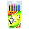 Image de Surligneur De Poche Briteliner Grip Bic - Pochette x 5 couleurs