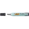 Image de Marqueur Permanent Bic Marking Onyx 1591 corps métal pointe biseau Noir Noir