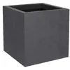 Image de Pot CarrÃ© Basalt'up - 21 L - Gris Anthracite Eda Plastiques