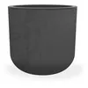 Image de Pot Rond Basalt'up - 32,5 L - Gris Anthracite Eda Plastiques