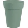 Image de Pot De Fleurs En Plastique Eda Toscane Vert Laurier - Ã 44 Cm