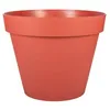 Image de Pot De Fleurs Rond Toscane Ã 60 X H.47 Cm - Orange Terre Battue - Eda