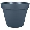 Image de Pot Rond Toscane Eda Ã60 Cm 76 L Bleu Jean Plastique IntÃ©rieur/ExtÃ©rieur