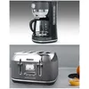 Image de CafetiÃ¨re RÃ©tro Vintage - Gris Anthracite - 10 Tasses - 1.4l - 2200w - ArrÃªt Automatique