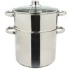 Image de Couscoussier inox 28 cm 15 litres - Trend'up - Argent - Inox
