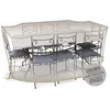 Image de Jardiline Housse De Protection Cover Air Pour Table Rectangulaire + 10 Chaises - 290 X 130 X 70 Cm - Jardiline