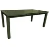 Image de Table Rectangulaire Extensible Santorin 8/10 Personnes En Aluminium Finition Uni Kaki - Jardiline