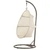 Image de Fauteuil ?uf Suspendu En MacramÃ© Coton - Jardiline