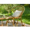 Image de Fauteuil De Jardin Rond En Rotin TressÃ©e - Jardiline