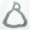 Image de Collier ChaÃ®ne 1/2 Ãtrangleur 2 Rangs - 50 Cm