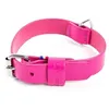 Image de Collier Pour Chien En Cuir Bicolore Martin Sellier 499 30/46/54 Cm Mixte Rose