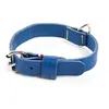 Image de Collier Pour Chien En Cuir Bicolore Martin Sellier 499 35/54/64 Cm Mixte Bleu