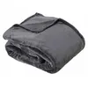 Image de Plaid - Microflanelle - 130 x 170 cm - Acier