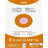 Image de Exacompta Ãtui De 100 Fiches Bristol QuadrillÃ© 5x5 PerforÃ© 100x150mm Couleurs Assorties