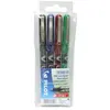 Image de PILOT - Stylo roller à encre VBall VB 5, pointe métal: 0,3 mm,étui de 4, assorties dans les couleurs: noir, rouge, bleu, grün (305543 / 2305540)