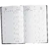 Image de Agenda Banque Large 1v2p/j F/c Noir