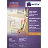 Image de Avery - 5258501 - 1 jeu intercalaires polypro perforées blanc touches assorties readyindex (sommaire personnalisable). a4. impre