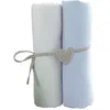 Image de BabyCalin Babycalin 2 Draps Housse Bébé Blanc Ciel 70 X 140 Cm Jersey 130gr/M²