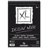 Image de Canson skizzen- und studienblock xl black, din a3, schwarz 40 blatt, 150 g qm, 297 x 420 mm, block mit kopfspirale, mit mikroper