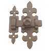 Image de Targette Ã  pÃ¨ne plat - fer patinÃ© - 680 BRICOZOR