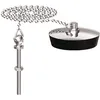 Image de Bouchon Ã  bossage plaque inox avec chaÃ®nette - SIRIUS