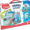 Image de Travel board -jeux et dessins effacables ardoise transparente