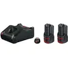 Image de Bosch Batterie GBA 12 Volts 2.0 Ah x2 + chargeur GAL 12V-40 - 1600A019R8 BOSCH