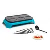 Image de Tefal Crep'Party PY559301 Colormania ChefClub - CrÃªpiÃ¨re - 1 kWatt - vert canard/turquoise