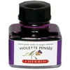Image de Herbin Encre Traditionnelle Ã Stylo En Flacon "D" 30ml Violette PensÃ©e