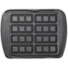 Image de Jeu de plaques Premium Gaufres Lagrange pour 8 mini-gaufres 010622 Noir