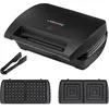 Image de GAUFRIER MINI MAXI Lagrange 028463 Avec jeux de plaques Croque-monsieur + Gaufres + Pince