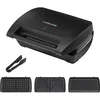 Image de Lagrange LAGRANGE GAUFRIER MINI MAXI 028663 Avec jeux de plaques Croque-monsieur + Gaufres + Panini + Pince